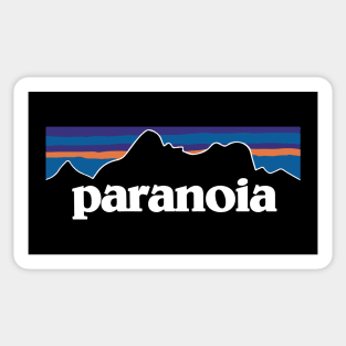 Paranoia fake funny Sticker